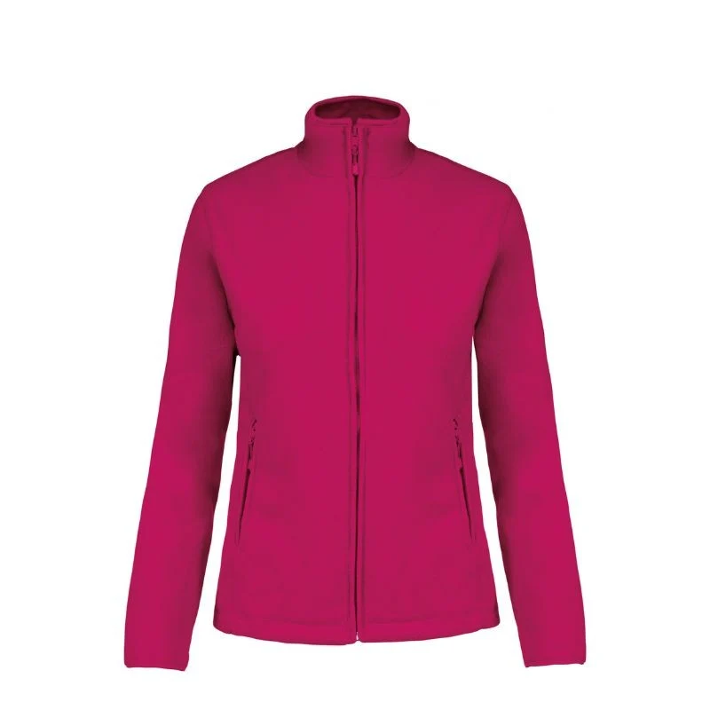 Veste de Travail Micropolaire Zippée Femme Fuchsia - KARIBAN