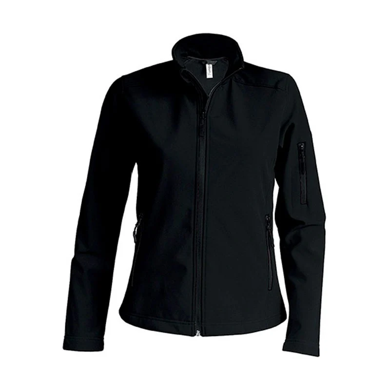 Veste de Travail Femme Softshell Noir - KARIBAN