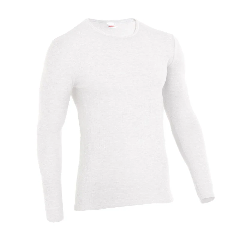 Tee-shirt de Travail Homme Blanc Thermolactyl Col Rond - DAMART