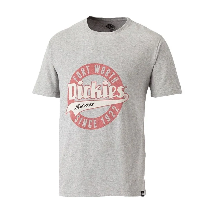 Tee-Shirt De Travail Lowell Gris Chiné - DICKIES