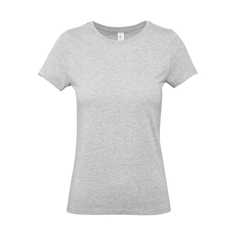 Tee-shirt de Travail Femme Coton Gris Chiné - TOPTEX