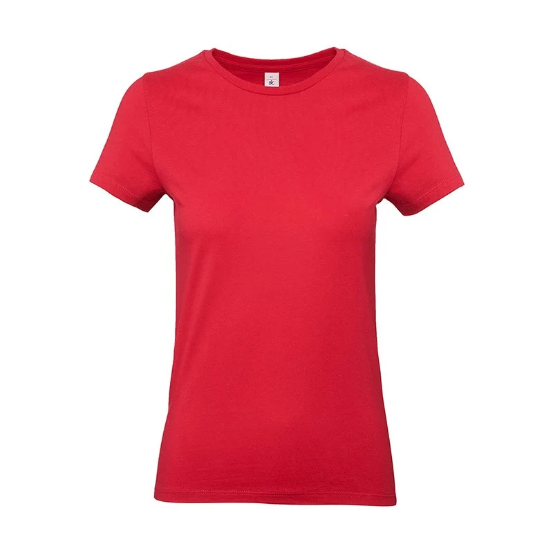 Tee-shirt de Travail Coton Femme Rouge - TOPTEX