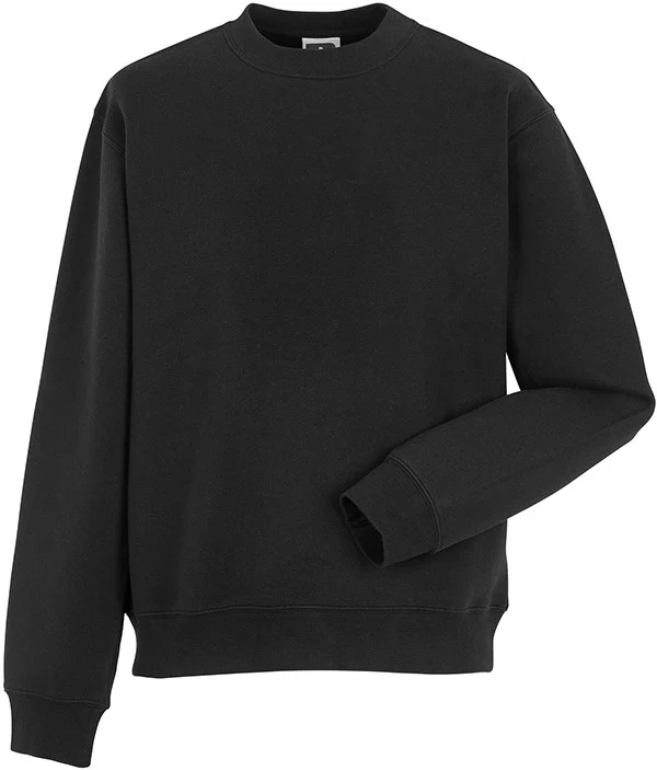 Sweat de Travail Noir Classique Col Rond - TOPTEX