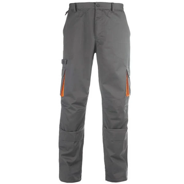 Pantalon de Travail Homme Gris et Orange - EUROPROTECTION