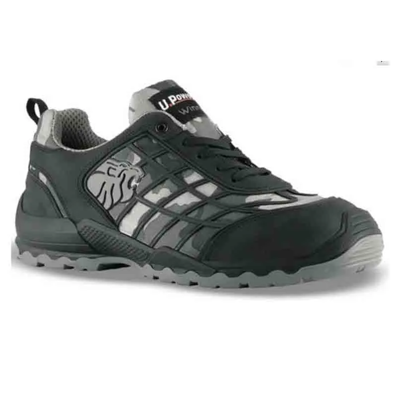 Chaussures de Sécurité Motif Camouflage Gris Mimetic S1P SRC - UPOWER