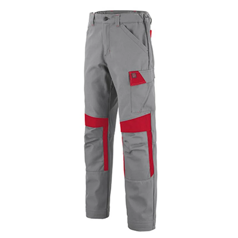 Pantalon de Travail Homme Minéral et Rouge - ADOLPHE LAFONT