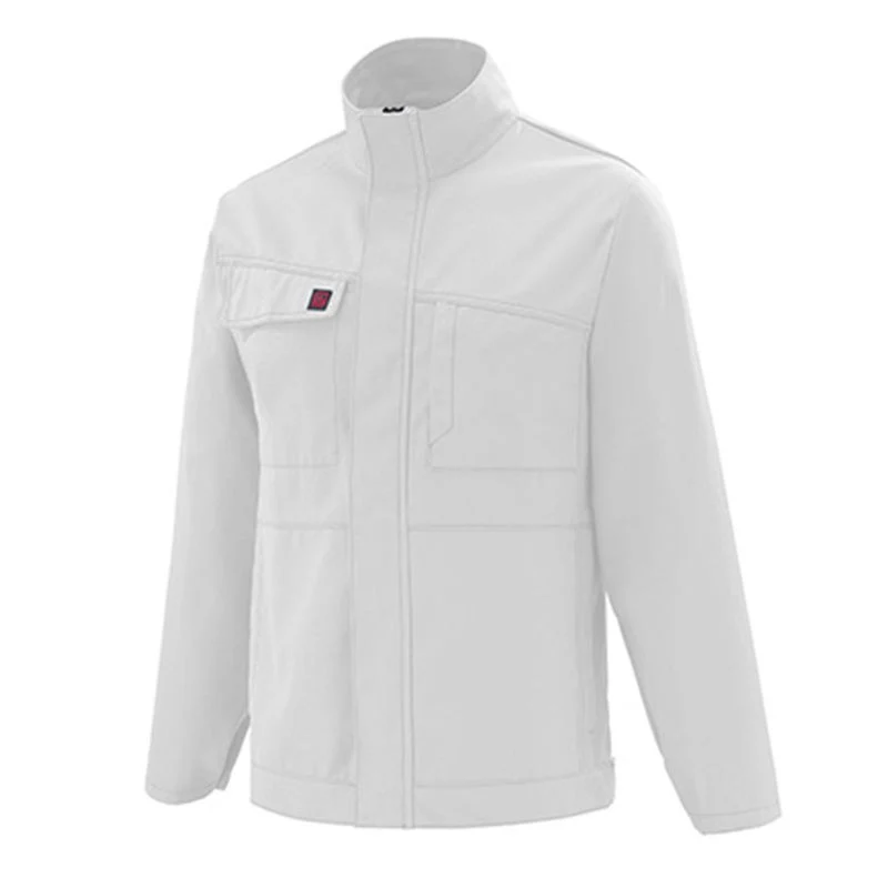 Blouson de Travail Homme Jaspe Blanc - ADOLPHE LAFONT