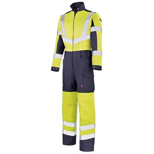 Combinaison de Travail Fluo Jaune Hivi / Marin - ADOLPHE LAFONT