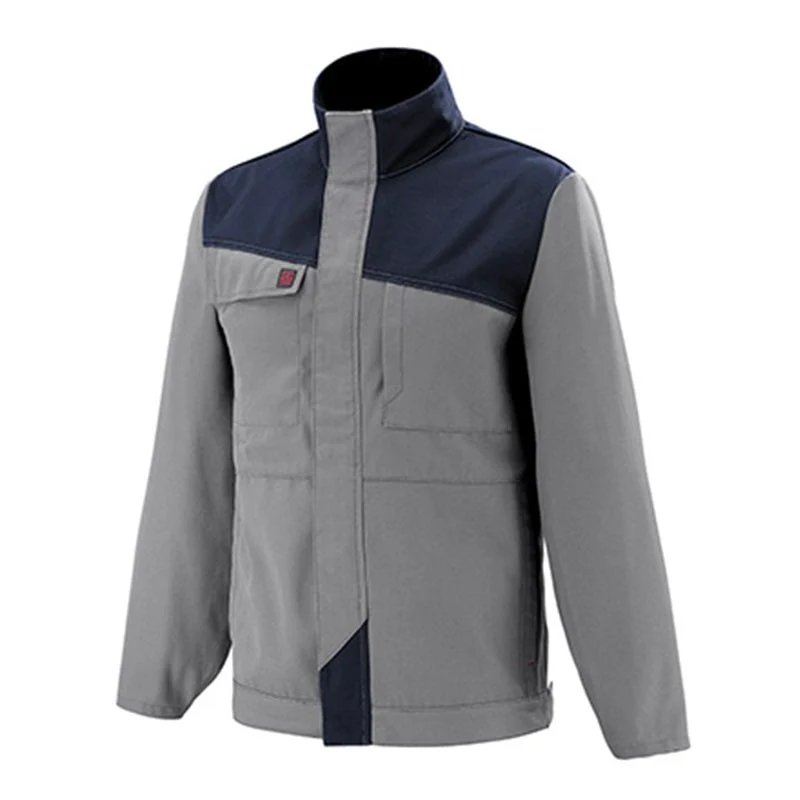Blouson de Travail Homme Acier et Marine - ADOLPHE LAFONT