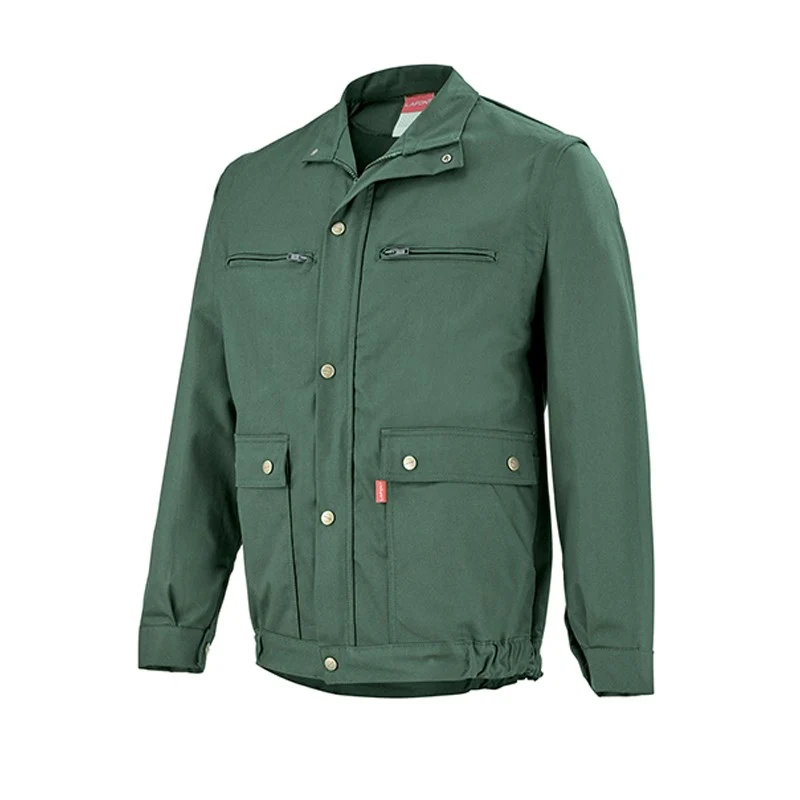 Blouson de Travail Homme Traffic Manches Amovibles Vert - ADOLPHE LAFONT