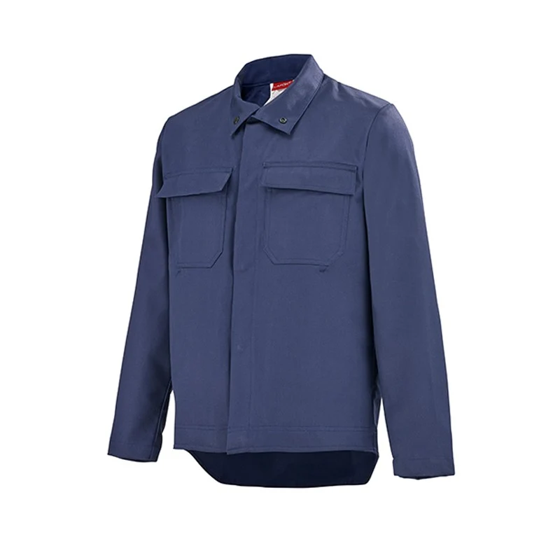 Veste de Travail Homme Anti Feu Pluton Marin - ADOLPHE LAFONT