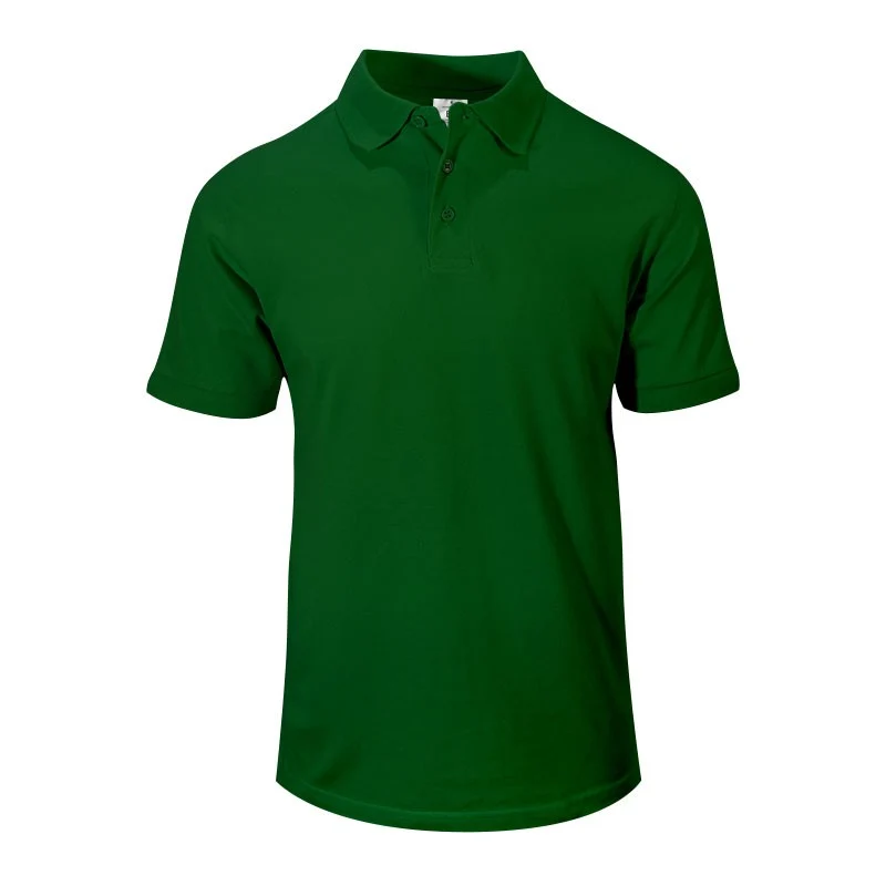 Polo de Travail Coton Homme Vert Foncé - TOPTEX