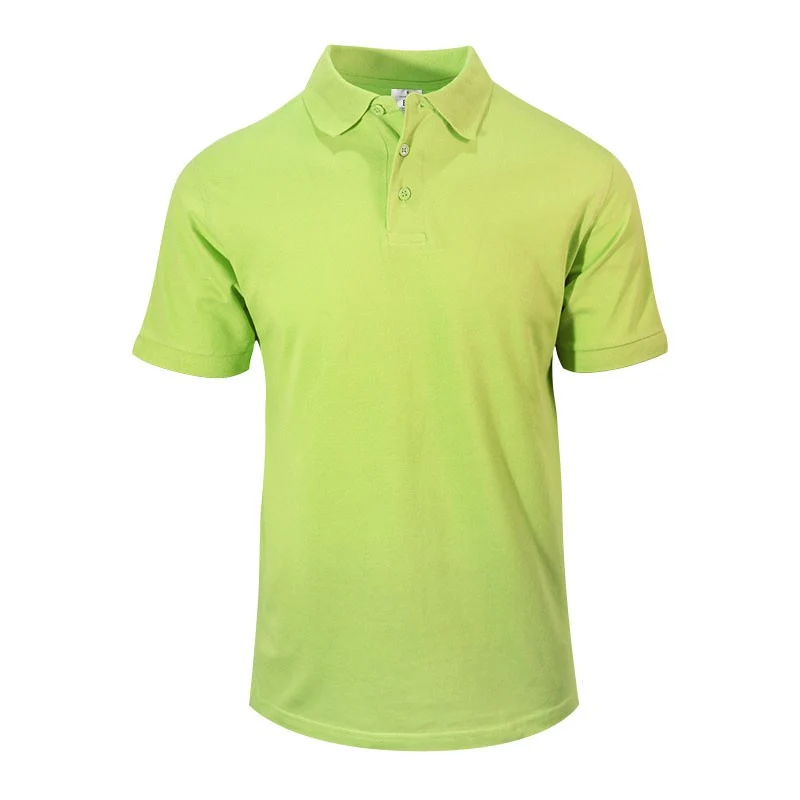 Polo de Travail Coton Homme Vert Pistache - TOPTEX