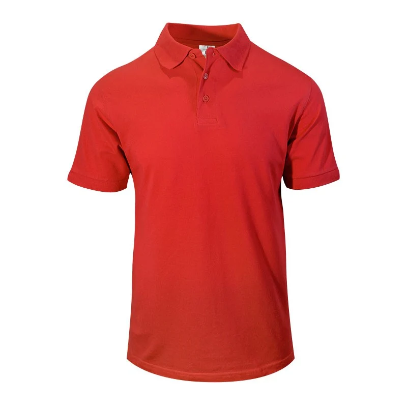 Polo de Travail Coton Homme Rouge - TOPTEX
